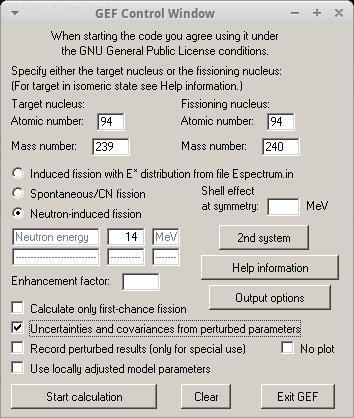 Input maks of GEF GUI